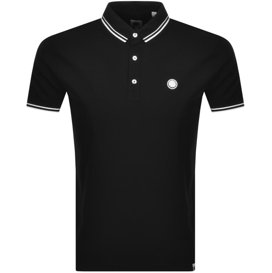Alternative Image for ProductPretty Green Pique Polo T Shirt Black1